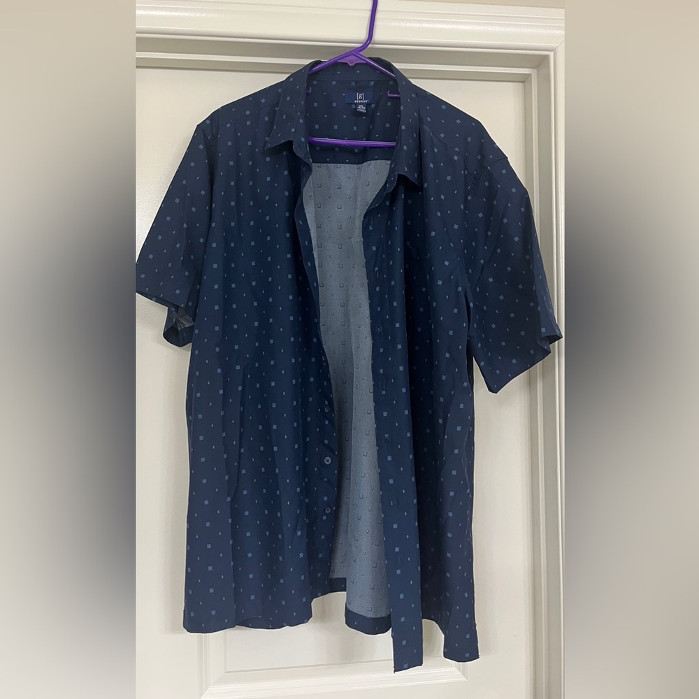 George Men's Dark Blue Casual Shirt